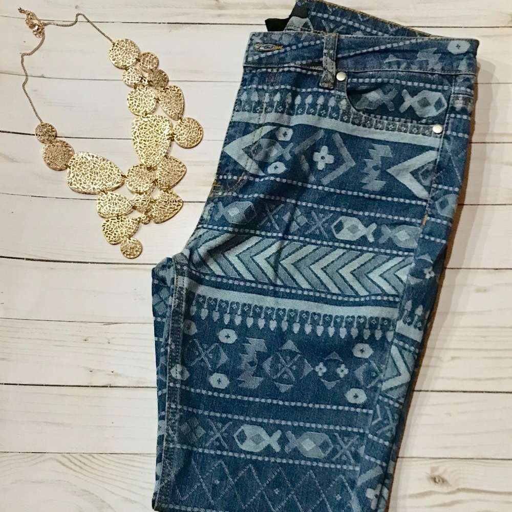 Aztec jeans